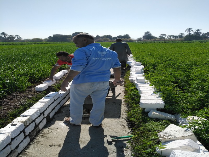 Protecting agricultural land degradation and irrigation water conservation